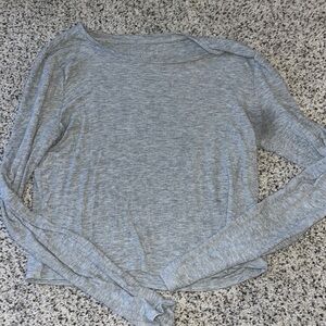 Ribbed long sleeve